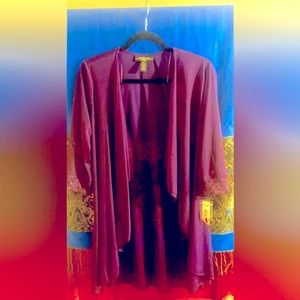 Elegant chiffon evening wrap